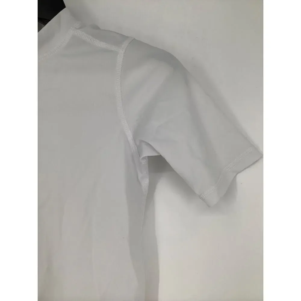 The Children's Place Boy's Medium White Basic Short Sleeve Preppy T-Shirt I11-16